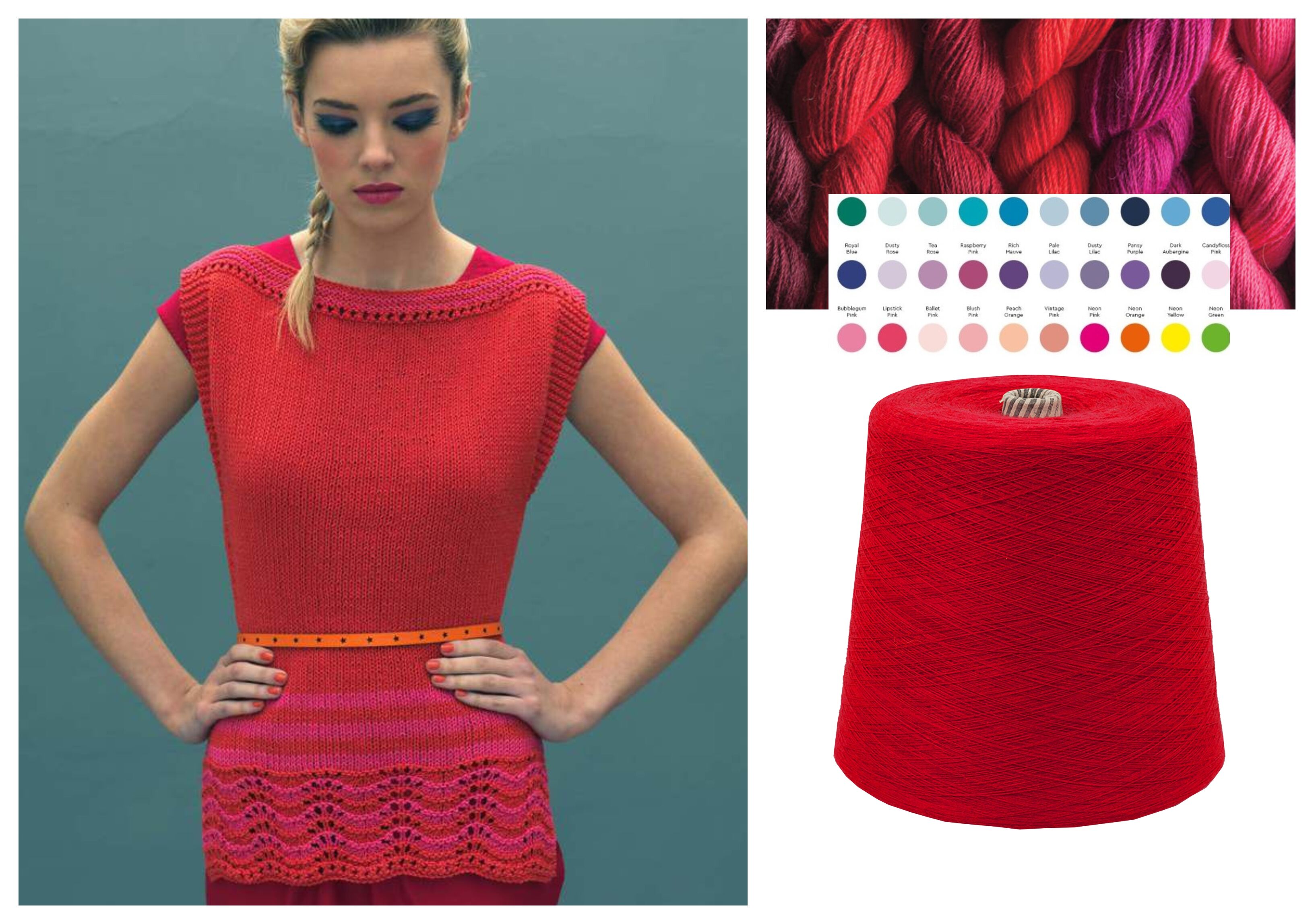 Strickwolle 1kg Merino Schurwolle - Grün Oliv, Für Nadel 3-4, 700m/100g